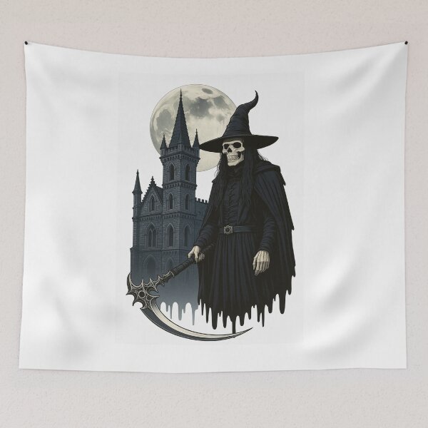 Item preview, Dark Reaper Warrior – Keeper of the Moonlit Castle designed and sold by FraktalMoods.