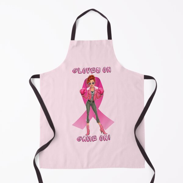 Item preview, Gloves On, Game On Fight Breast Cancer with Ms Sass designed and sold by QuirkyChicArts.