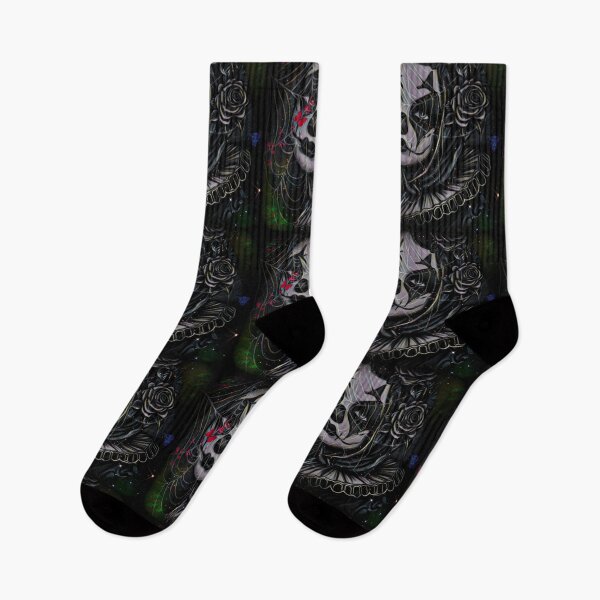 Item preview, illusion of cosmic veils, gothic harlequin clown designed and sold by Ecosetereos.