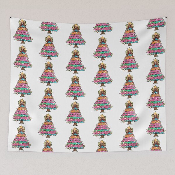 Item preview, Leopard Bow Christmas Tree Disco Christmas Tree designed and sold by The Digital Design Collective .