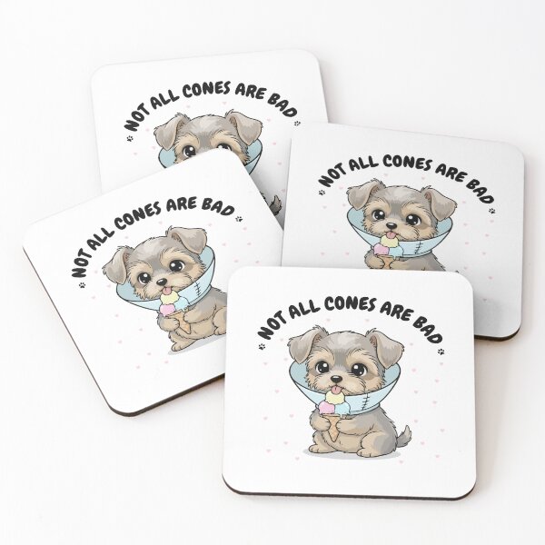 Item preview, Not All Cones Are Bad Silky Terrier Dog Cone - Funny Ice Cream designed and sold by The Real Life Symphony.