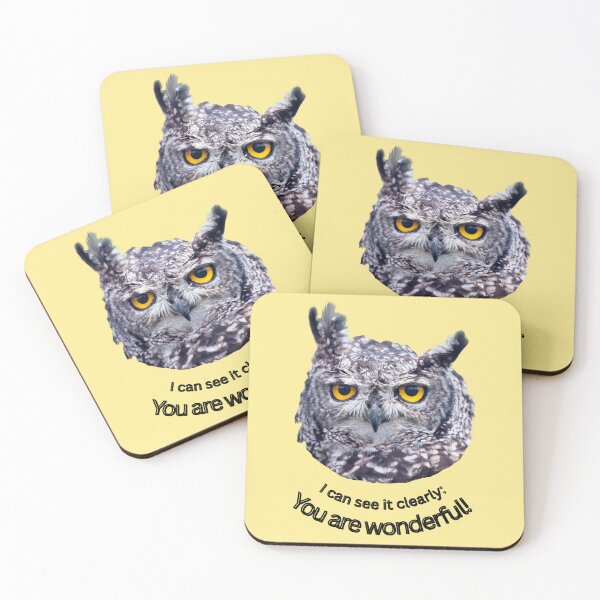 Item preview, Owl: You are WONDERFUL! designed and sold by Katja LebenFreude.