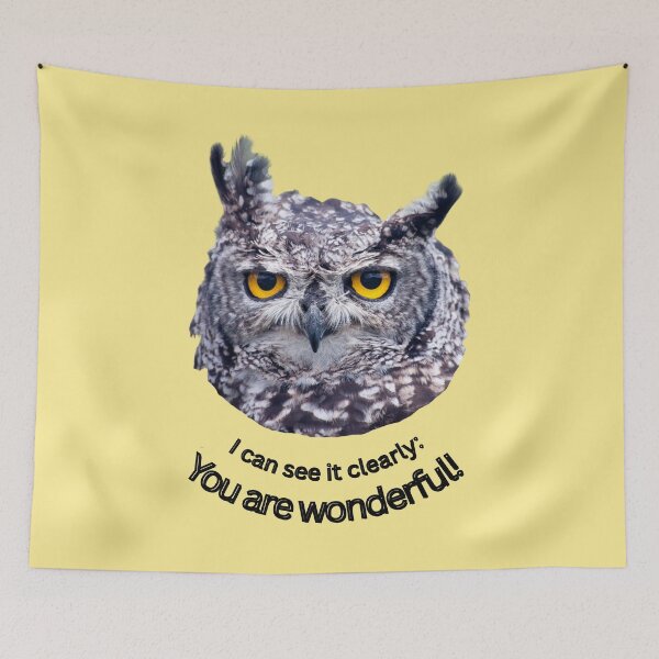 Item preview, Owl: You are WONDERFUL! designed and sold by Katja LebenFreude.