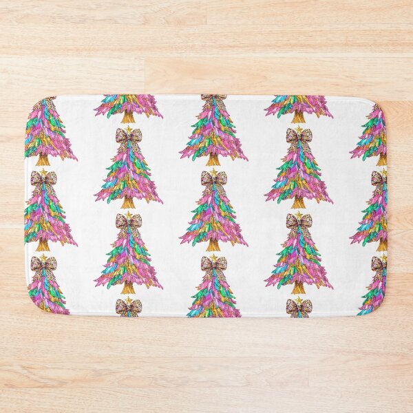 Item preview, Glitter Leopard Bow Christmas Tree Disco Christmas Tree designed and sold by The Digital Design Collective .