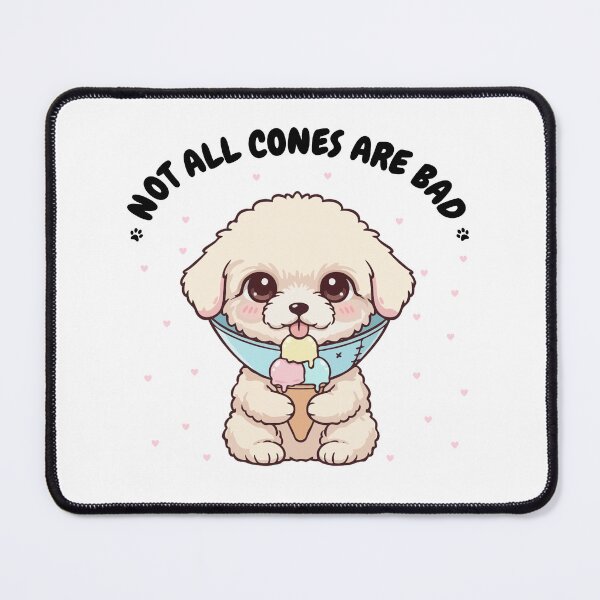 Item preview, Not All Cones Are Bad Teacup Poodle Dog Cone - Funny Ice Cream designed and sold by The Real Life Symphony.
