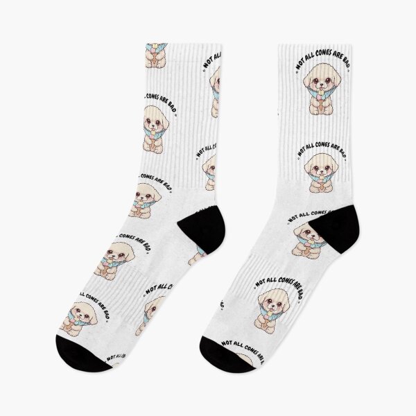 Item preview, Not All Cones Are Bad Teacup Poodle Dog Cone - Funny Ice Cream designed and sold by The Real Life Symphony.