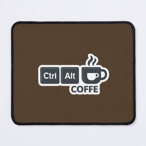 Item preview, Ctrl + Alt + Coffee – Keyboard Shortcut Coffee Design designed and sold by Modivox.