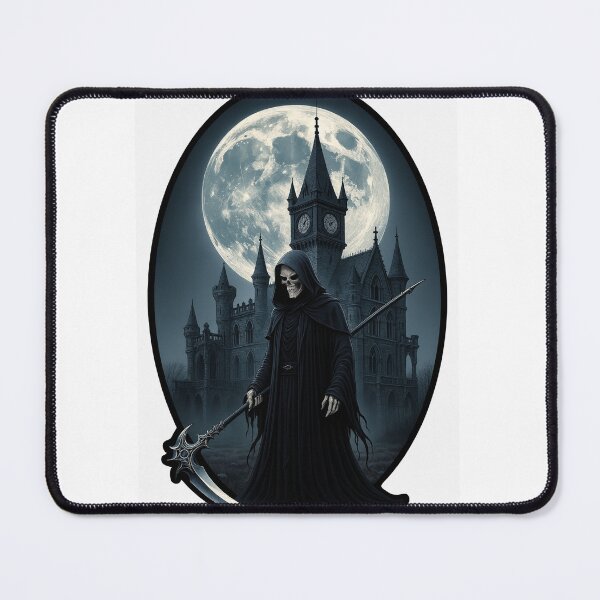 Item preview, Reaper of the Moon – Eternal Night Watcher designed and sold by FraktalMoods.
