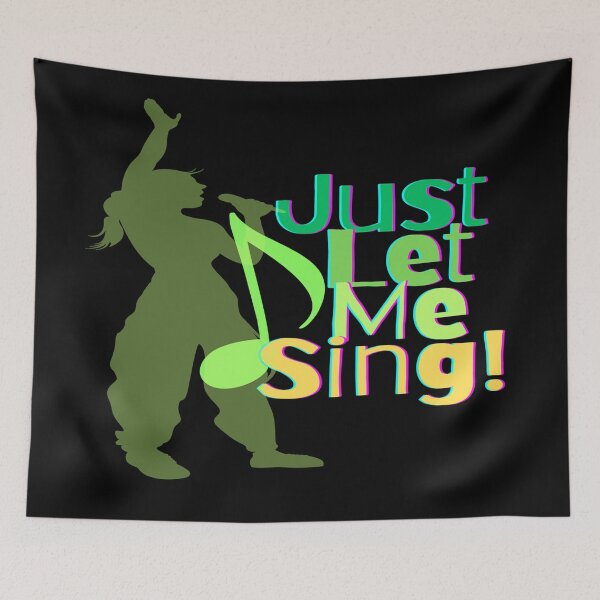 Item preview, Just Let Me Sing! designed and sold by BrightrDayMusicArt.