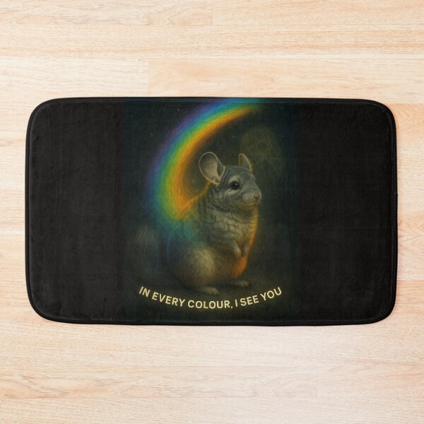 Item preview, “Whispers of Light – In Every Colour, I See You (Chinchilla)” designed and sold by GeoWild Designs.