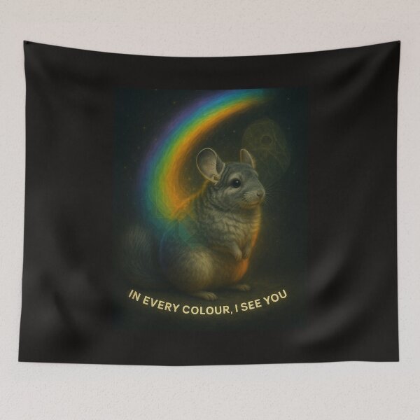 Item preview, “Whispers of Light – In Every Colour, I See You (Chinchilla)” designed and sold by GeoWild Designs.