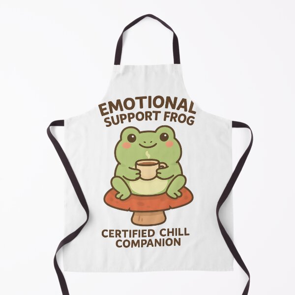 Item preview, Emotional Support Frog – Cute Kawaii Frog | Funny Mental Health Design designed and sold by Cat & Coffee Studio.