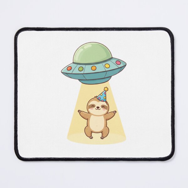 Item preview, Sloth ufo abduction birthday cute kawaii christmas mars designed and sold by CheeseBlueprint.