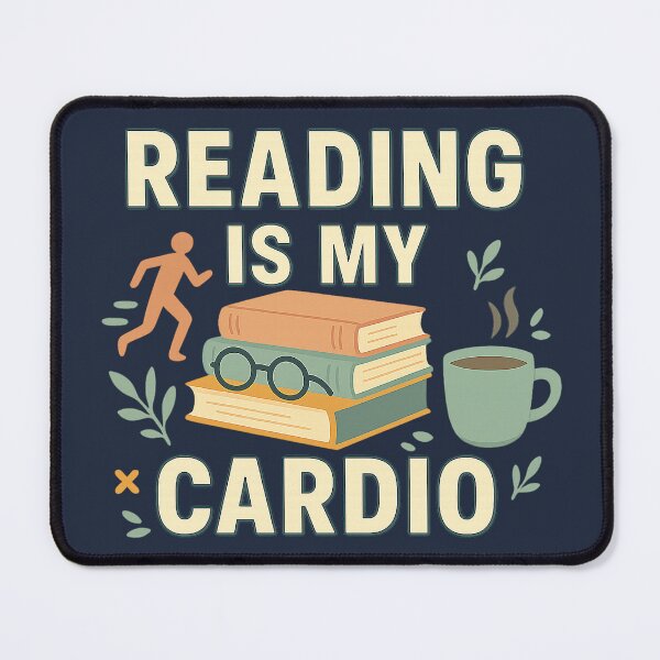 Item preview, Reading Is My Cardio - Book & Coffee Lover Gift designed and sold by Modivox.