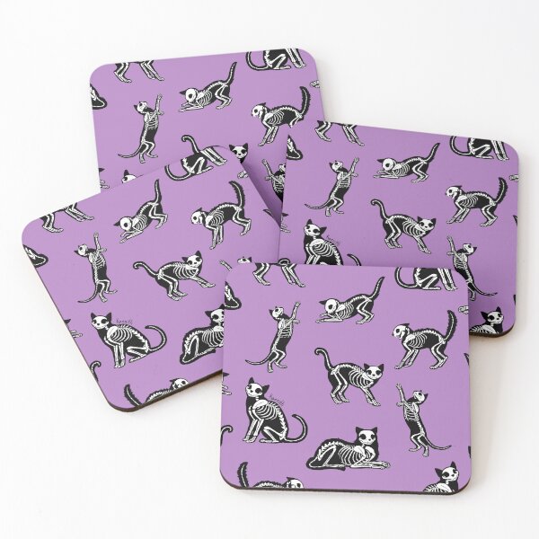 Item preview, SkeleCats - Purple designed and sold by kaenith.