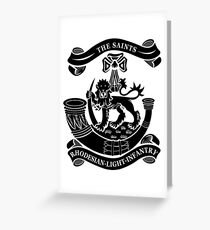 Rhodesian Light Infantry Greeting Card
