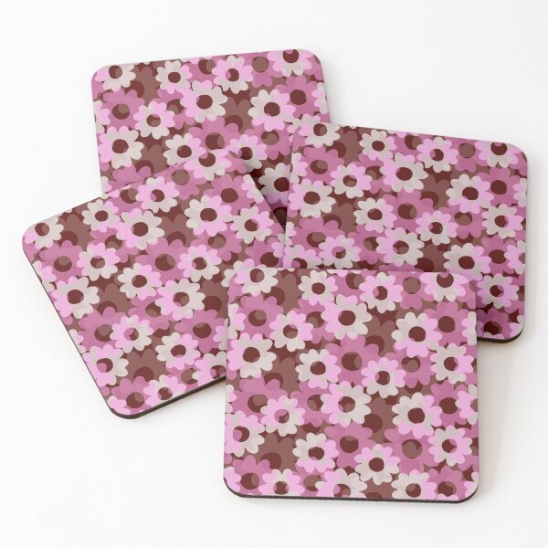 Item preview, Petaline-Dull Monochrome Pink Scarlet designed and sold by Fabricatemyart.