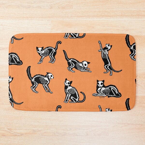 Item preview, SkeleCats - Orange designed and sold by kaenith.
