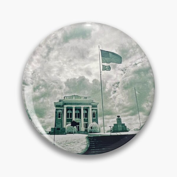 Item preview, Stormy Day at the Murray County, Georgia Courthouse designed and sold by Laugh a Lot Folk Art.