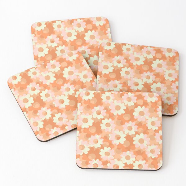Item preview, Petaline-Bright Monochrom Burnt Orange & Alloy designed and sold by Fabricatemyart.