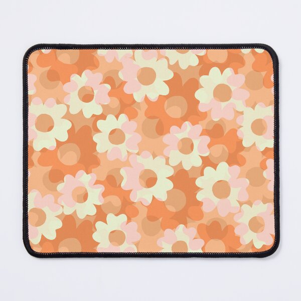 Item preview, Petaline-Bright Monochrom Burnt Orange & Alloy designed and sold by Fabricatemyart.