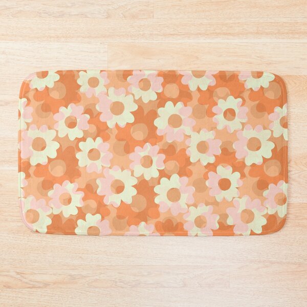 Item preview, Petaline-Bright Monochrom Burnt Orange & Alloy designed and sold by Fabricatemyart.