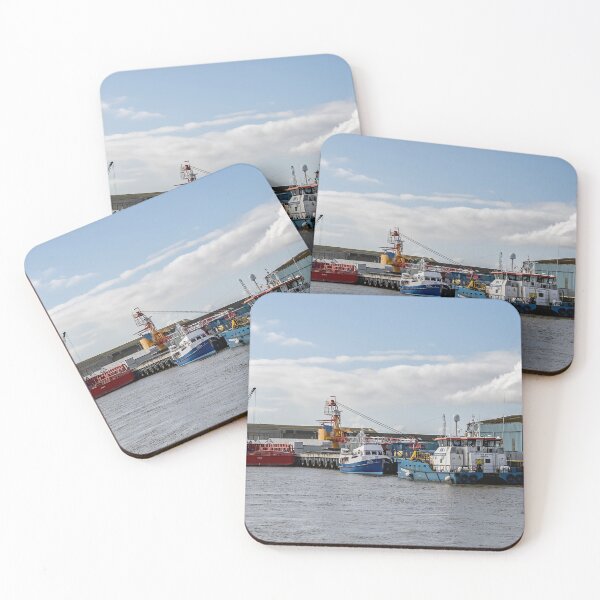 Item preview, Ships moored in the dock designed and sold by yackers1.
