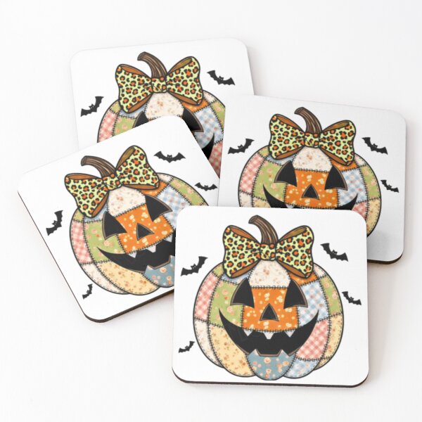 Item preview, happy pumpkin with bats  designed and sold by szydelkowanika.