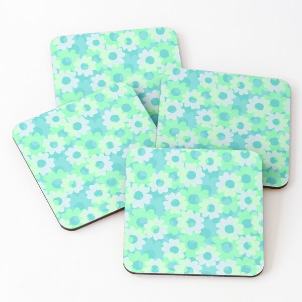 Item preview, Petaline-Bright Monochrom Aquamarine Green designed and sold by Fabricatemyart.