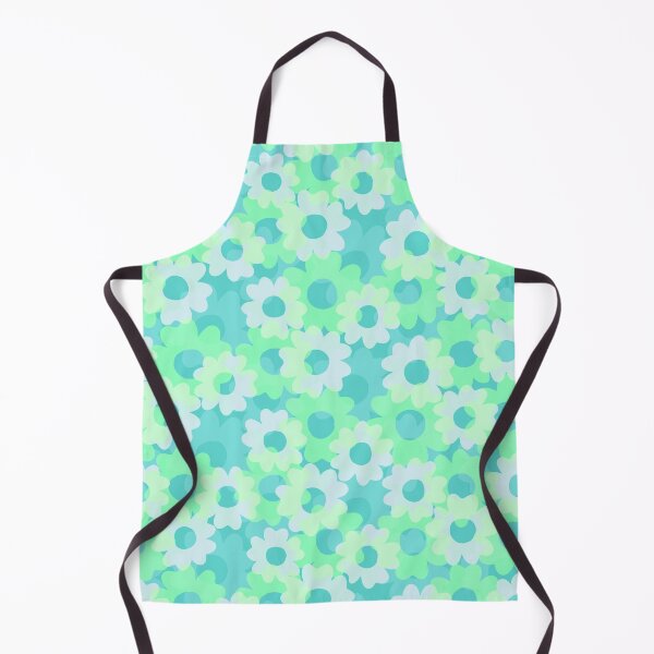 Artikelvorschau, Petaline-Bright Monochrom Aquamarine Green entworfen und verkauft von Fabricatemyart.