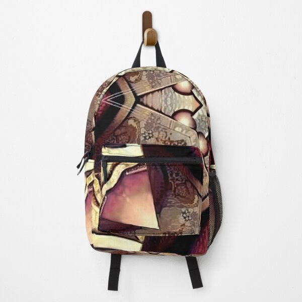 Item preview, Regal Fusion – Geometric Art in Crimson and Gold designed and sold by rickgouletart.