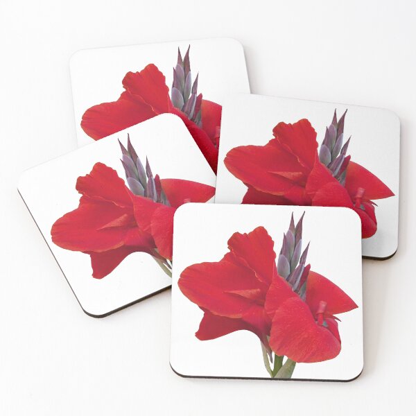 Item preview, Gorgeous Crimson Canna Lily Tropical Flower 2 Shapes Mania designed and sold by Shapes-Mania.