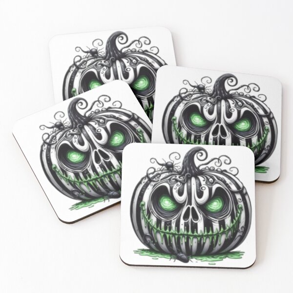 Item preview, scary pumpkin with bugs designed and sold by szydelkowanika.