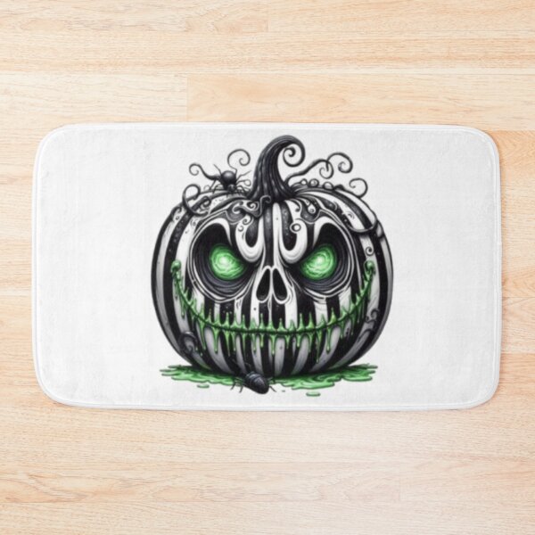 Item preview, scary pumpkin with bugs designed and sold by szydelkowanika.
