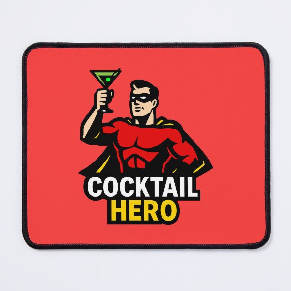 Item preview, Cocktail Hero Logo designed and sold by ArtFactoryAI.