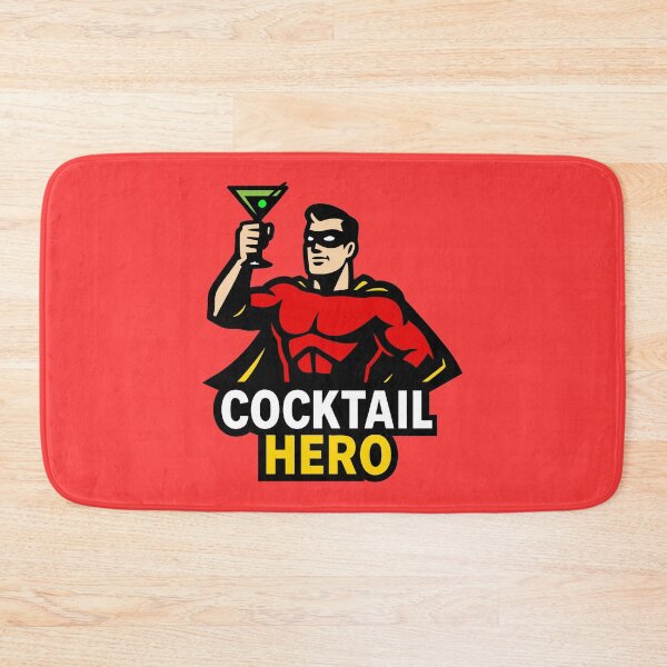 Item preview, Cocktail Hero Logo designed and sold by ArtFactoryAI.