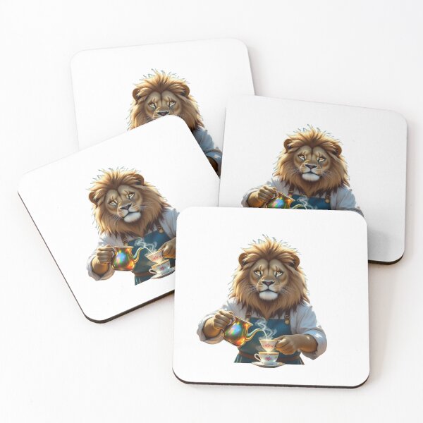 Item preview, Barista Lion designed and sold by VladisWorld.