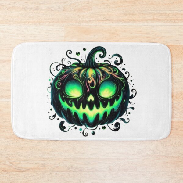 Item preview, green smile pumpkin designed and sold by szydelkowanika.