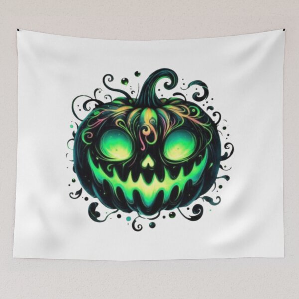 Item preview, green smile pumpkin designed and sold by szydelkowanika.