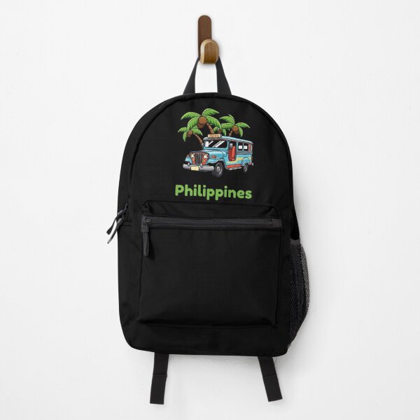 Item preview, Colorful Philippines Jeepney with Palm Trees – Cute Tropical Travel Design designed and sold by RojoyDesigns.