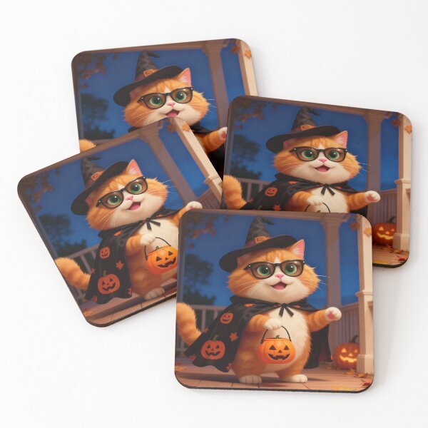Item preview, Samson’s Spooky Night – Trick or Treat Time - 02 designed and sold by SamsonCuteCat.
