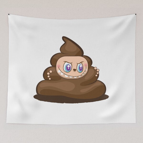 Item preview, Labubu Poop Emoji Funny Meme Cute  designed and sold by ShirtsForNoOne.