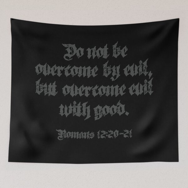 Item preview, Do Not Be Overcome By Evil designed and sold by Artcop's T-Shirt Emporium.