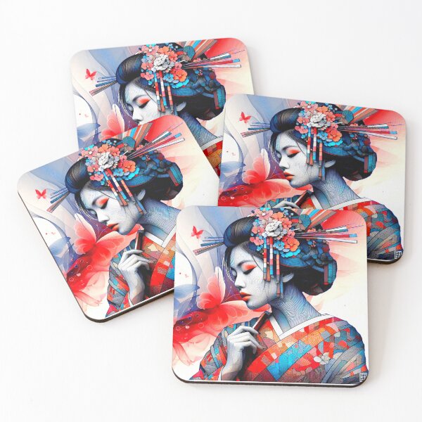 Item preview, Astral Geisha – Suspended Beauty designed and sold by KRISS DEL - STUDIO.