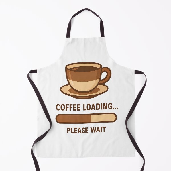 Item preview, Coffee Loading Please Wait – Funny Caffeine Lover Quote for Programmers, Students & Coffee Addicts designed and sold by PosterFuel.