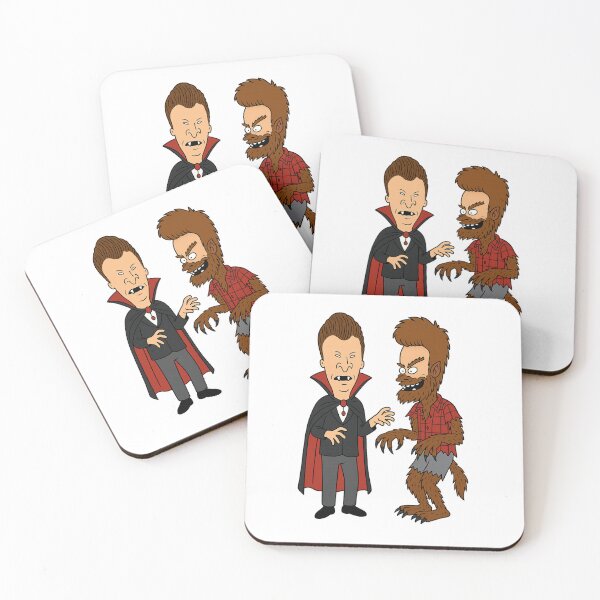 Item preview, Vampire Beavis vs. Werewolf Butt-Head (Halloween Parody) designed and sold by Sonic Nova Studios.