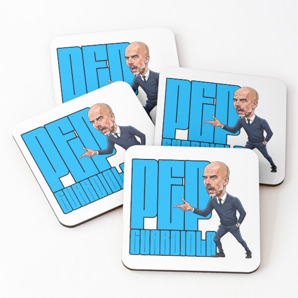 Item preview, Funny caricature of Pep Guardiola Spanish footballer and coach designed and sold by vectorlove.