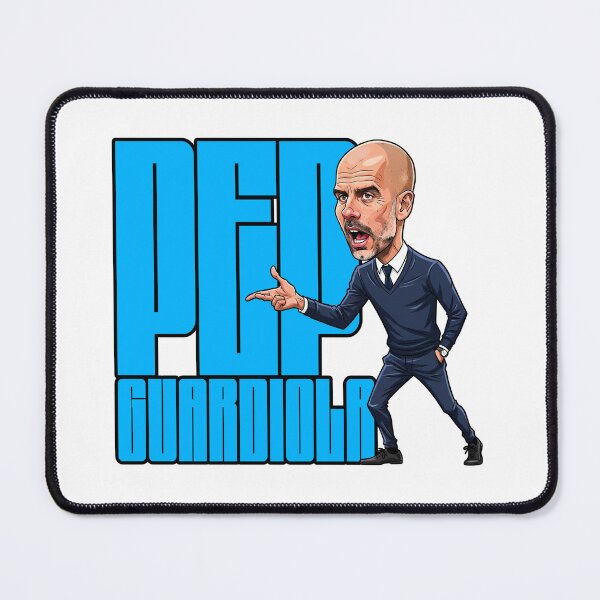 Item preview, Funny caricature of Pep Guardiola Spanish footballer and coach designed and sold by vectorlove.