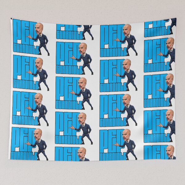 Item preview, Funny caricature of Pep Guardiola Spanish footballer and coach designed and sold by vectorlove.