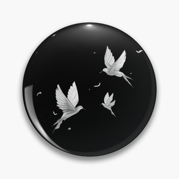 Item preview, Soft World – Gentle Flight | Minimal White Birds in Motion designed and sold by jelonkaa.